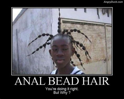 anal bead hair