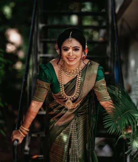 top  adorable green bridal saree ideas