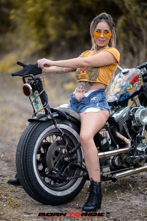 biker babe velvet queen 34 born to ride motorcycle magazine