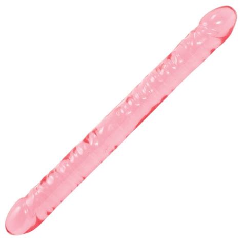 Doc Johnson Crystal Jellies Double Dong Pink 18in For Sale Online Ebay