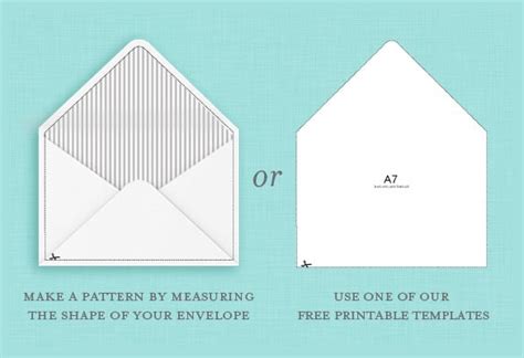 printable  envelope template printable templates