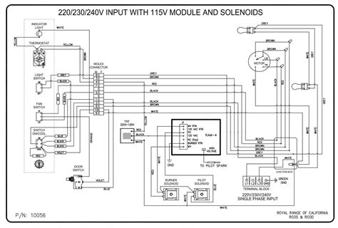 wiring diagram electric stove electric oven  hob electric range