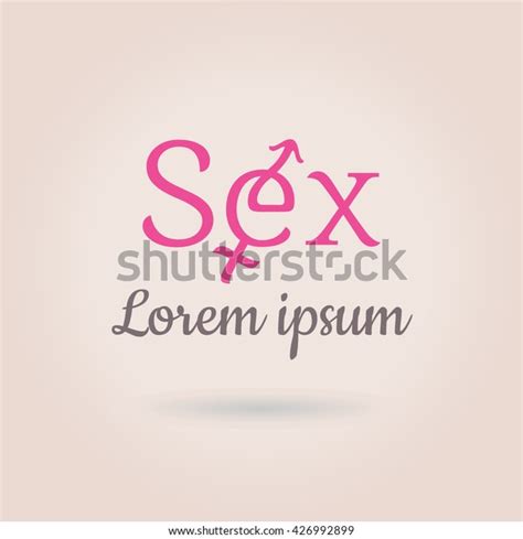 sex logo template editable vector intimate stock vector