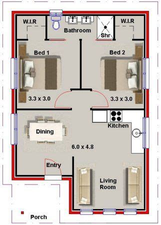 bed small house plan small house floor plans small house plans house floor plans