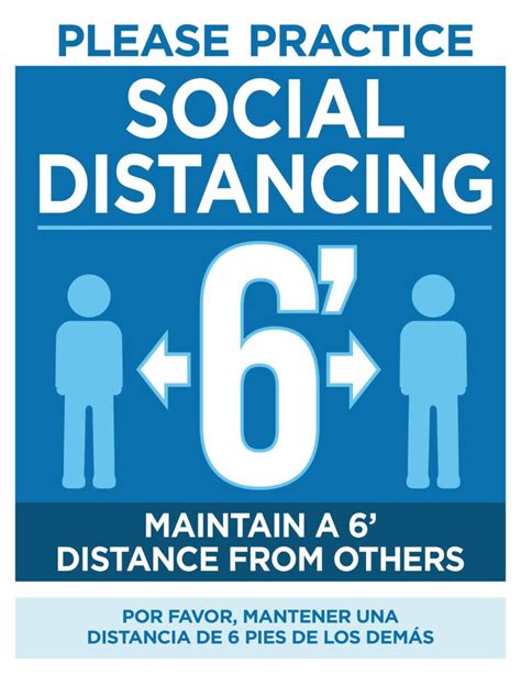 social distancing posters  printable  printable templates