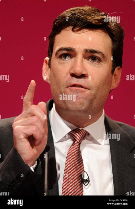 Shadow Health Secretary Andy Burnham Speaks During The Fourth Day Of