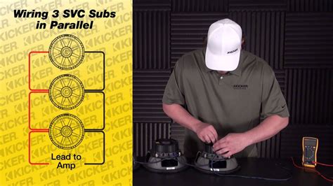 subwoofer wiring  svc subs  parallel youtube