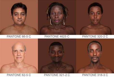 The Humanæ Art Project Catalogs Human Skin Tones Boing Boing