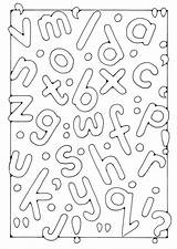Buchstaben Malvorlage Ausmalbild sketch template