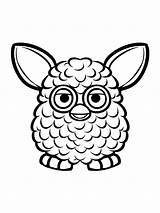 Furby Pages sketch template