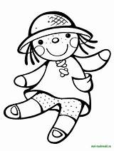Coloring Pages Doll Dolls Ragdoll Printable Toys Color Girls Print Girl Visit Malvorlagen Bear Recommended sketch template