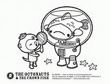 Octonauts Coloring Pages Gups Octonaut Colouring Print Color Gup Pdf Adult Printable Getcolorings Getdrawings Frown Fish Popular Library Outstanding Coloringhome sketch template