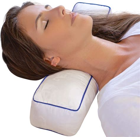 natures guest adjustable cervical neck roll bolster pillow