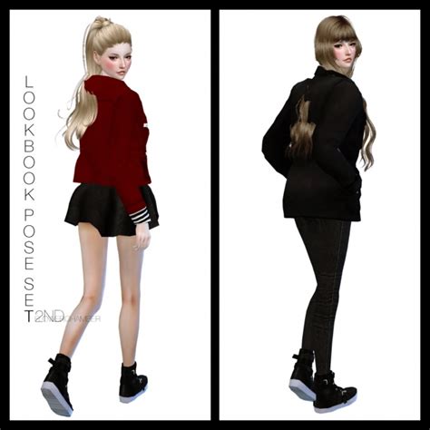 lookbook pose set 2nd at flower chamber sims 4 updates