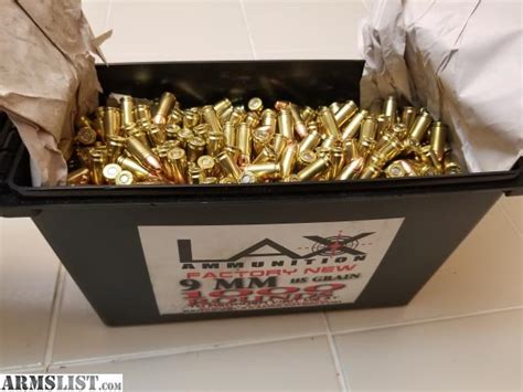 armslist for sale trade 9mm lax ammo