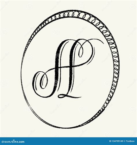 elegant monogram design stock illustration illustration  identity
