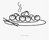 Gnocchi Colorare Disegni Coloring Dumplings Dumpling Knödel Teller Clipartkey Ultracoloringpages sketch template