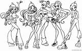 Coloring4free Winx Club Coloring Pages Characters Related Posts sketch template
