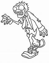 Coloring Pages Printable Zombie Zombies Kids sketch template
