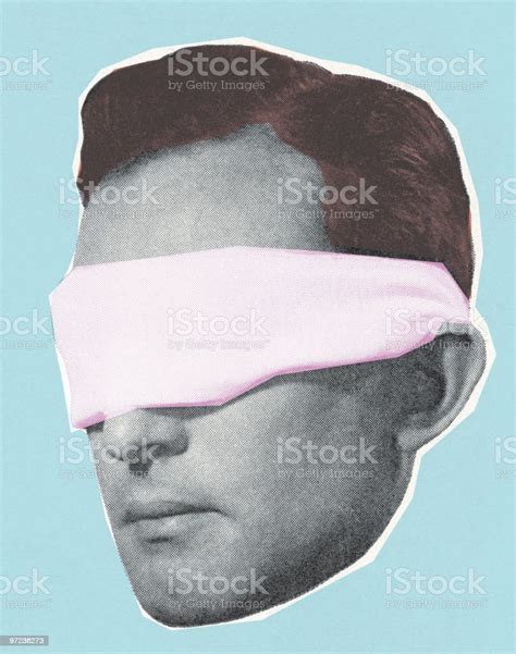 blindfolded man stock illustration download image now istock