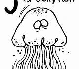 Jellyfish Coloring Spongebob Pages Jelly Fish Getcolorings Getdrawings sketch template