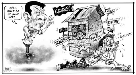 editorial cartoon april   inquirer opinion
