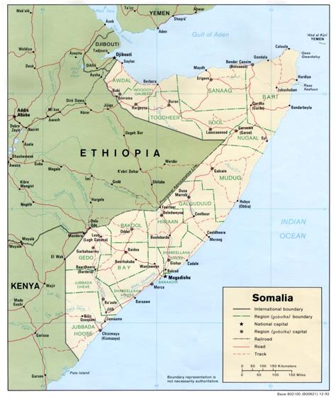 travel maps  somalia somalia political map