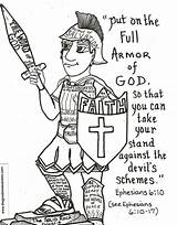 God Armor Coloring Pages Ephesians Bible Printable Drawing Kids Armour Paul Made Kjv Pillars Six Character Apostle Shipwrecked Sheets School sketch template
