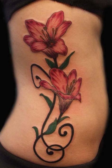 beautiful flower tattoo designs art  design