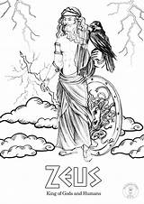 Greek Coloring Gods Pages Mythology Colouring Goddesses Illustrations God Goddess Sheets Choose Board Fun sketch template