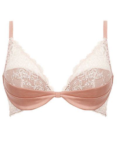 beau silk lace plunge bra a e rosie for autograph bra plunge bra