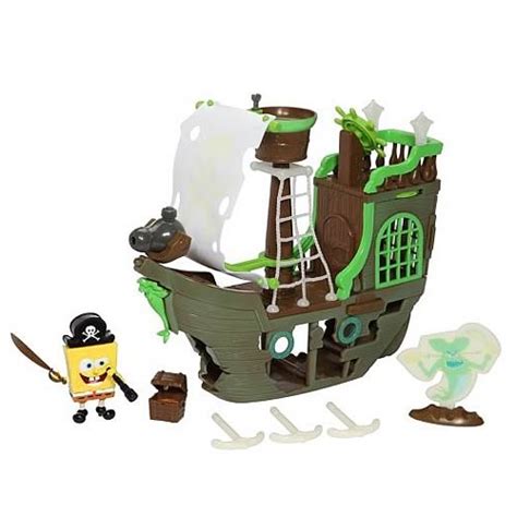 Spongebob Squarepants Flying Dutchman S Ghost Ship Playset