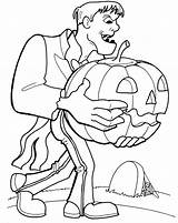 Frankenstein Coloring Siren sketch template
