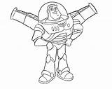 Toy Coloring Story Buzz Lightyear Wings Color Kids Print His Pages Characters Disney Incredible sketch template