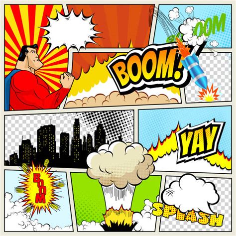 royalty free comic book cover clip art vector images and illustrations