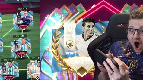 claiming zanetti max rated gameplay  opening world cup packs  bonus packs  fifa mobile