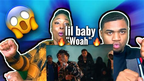 mom reacts  lil baby woah official  video youtube