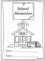Coloring End School Book Memory Year Stage Pages Printable Memories Kindergarten Grade Color Getcolorings Educational Coloringpage Choose Board Eu sketch template