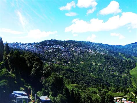 hill view in darjeeling stock image image of view point