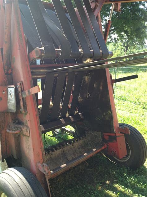 hesston   baler belt repl yesterdays tractors