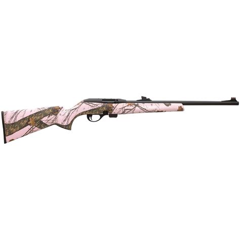remington  semi automatic lr rimfire  barrel pink camo stock  rounds