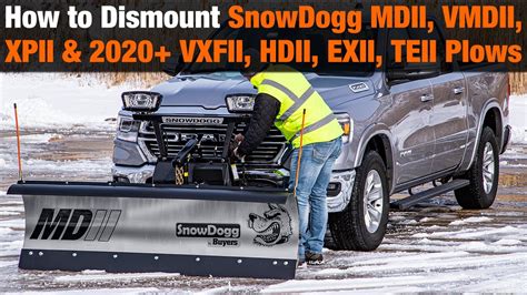 snowdogg     dismount snowdogg rapidlink snow plows specific models years youtube
