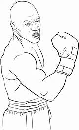 Tyson Mike Boxer Coloring Pages Categories sketch template