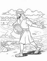 Parable Sower Coloring Pages Kids Bible Seed Jesus Colouring Seeds Sembrador Crafts Soils School Sunday Para Color Story La Colorluna sketch template
