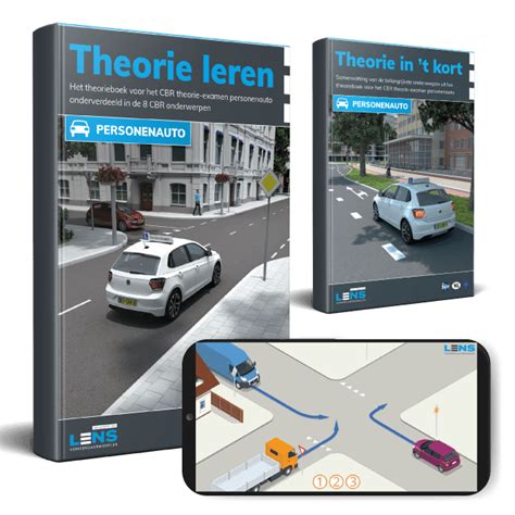 theorieboek rijbewijs   met samenvatting en apps auto theorie boek leren cbr examen