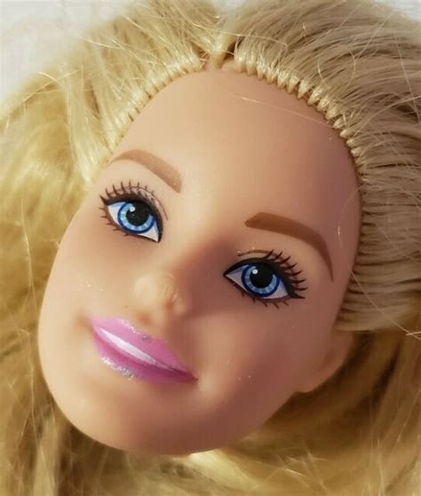 Barbie Doll Head Only For Ooak Custom Caucasian Blonde