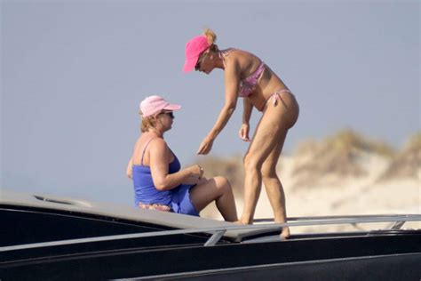 old tv host marlene mourreau nude tits on the yacht
