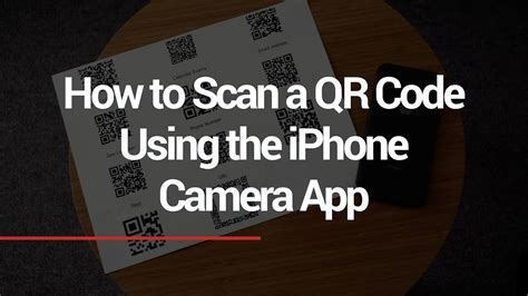 scan  qr code   camera   iphone   ipad macrumors