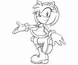 Coloring Amy Sonic Pages Rose Generations Printable Hammer Giant Surfing Library Clipart Popular Top sketch template