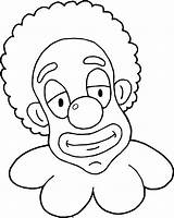 Clown Coloring Wecoloringpage sketch template